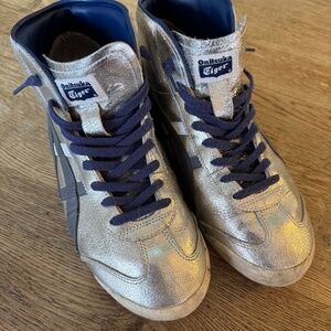 Asics Onitsuka Tiger Mexico 66 High-tops Silver/Gray Size M11 EXTREMELY RARE